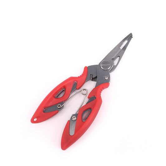 Split Ring Plier and Braid Scissor 5" with Sheath Multi-Tool