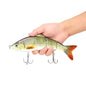 10in Multi Jointed Swimbait Fishing Lures Bait,4 Segment Big Giant Sinking Fishing Bass Lures,Crankbaits Swimbaits with Treble Hook