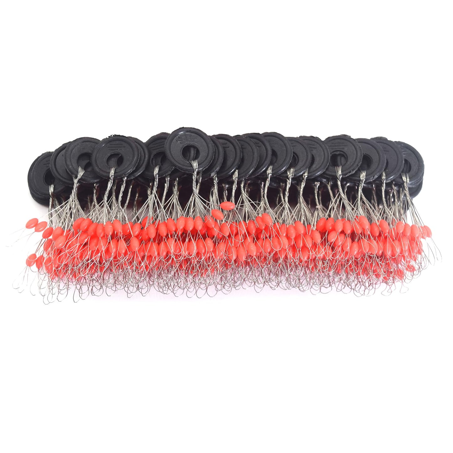 6 in 1 Fishing Bobber Stopper,Soft Silicone Float Sinker Stops,100Pcs Cylinder,Oval Float Stop Stoppers…
